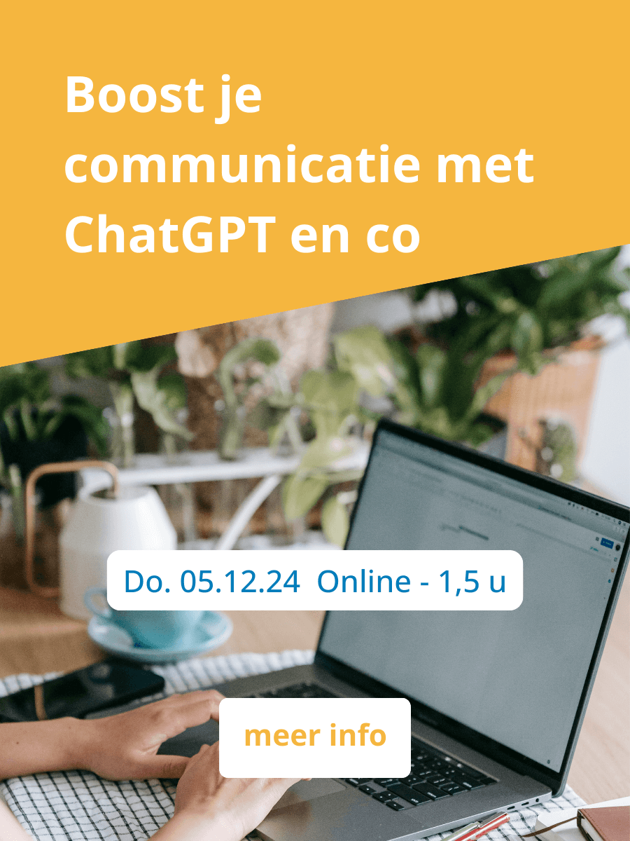 Webinar Boost je communicatie met ChatGPT en co