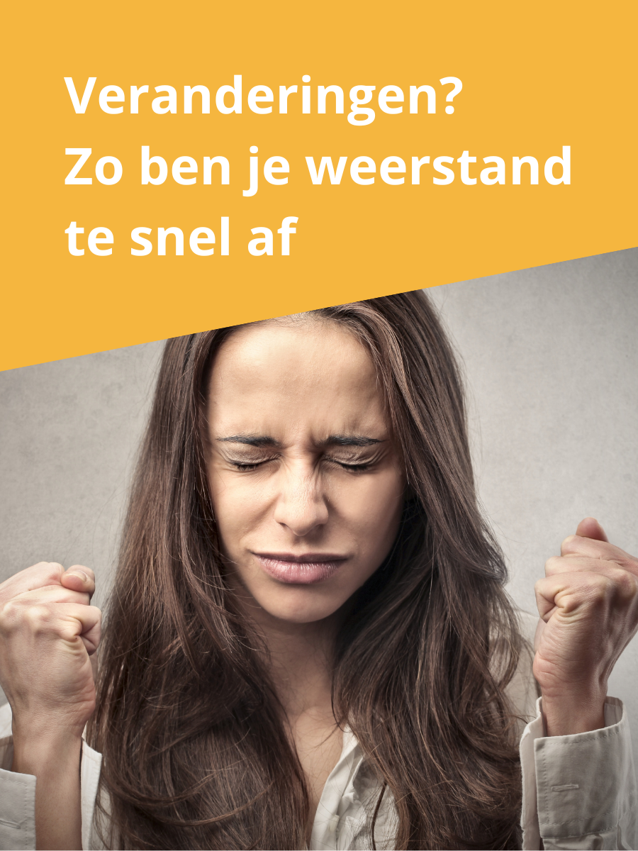 Zo ben je weerstand te snel af