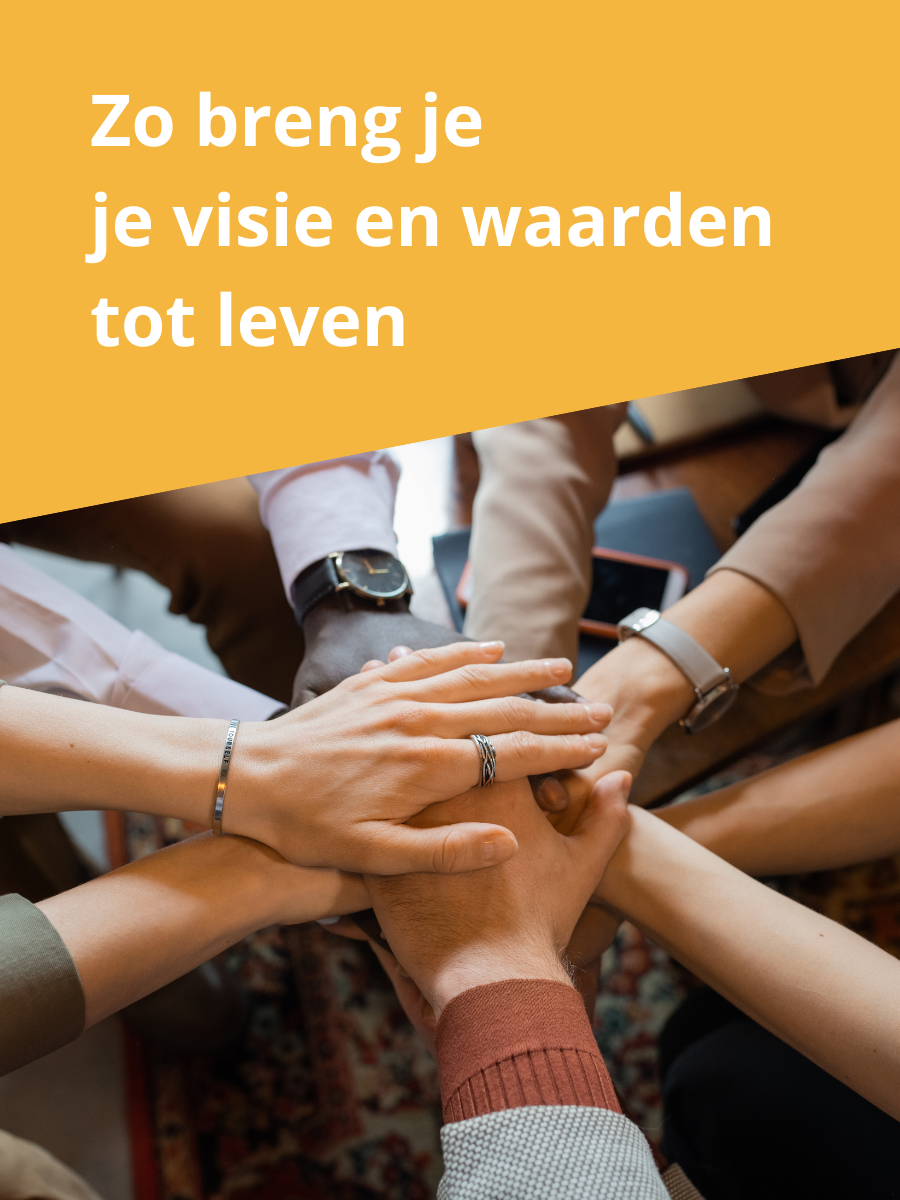 Zo breng je je visie en waarden tot leven Zo breng je je visie en waarden tot leven