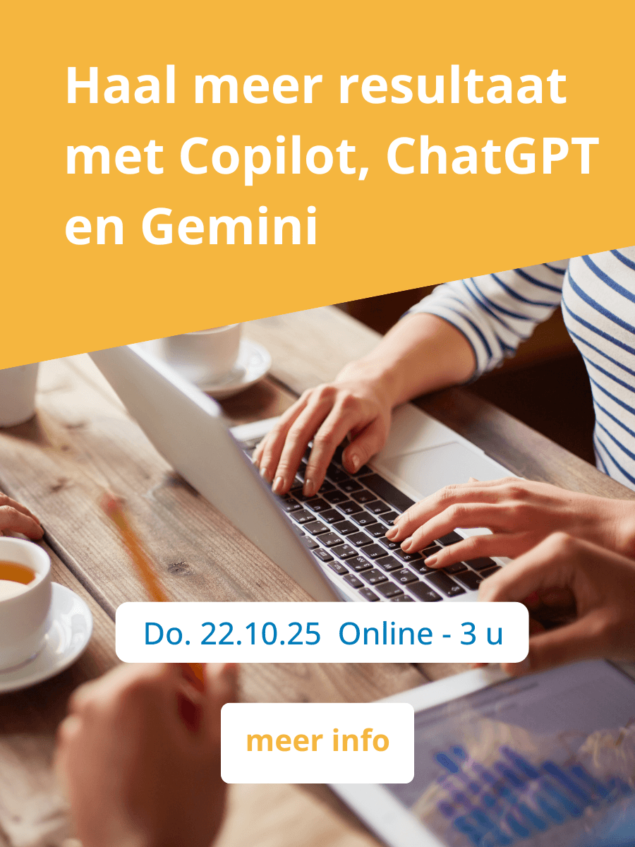 Haal meer resultaat uit Copilot, ChatGPT en Gemini