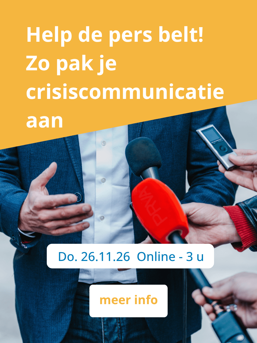 Zo pak je crisiscommunicatie aan